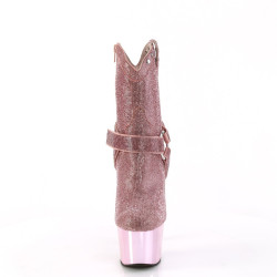 Pleaser ADORE-1029CHRS Rose Strass Chrome Sale Women