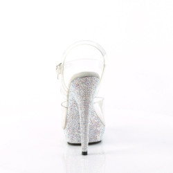 Fabulicious SULTRY-608DM Transparent Silver Strass Sale