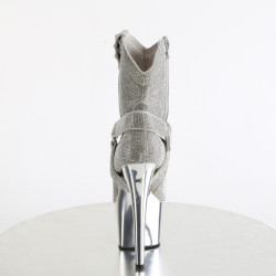 Pleaser ADORE-1029CHRS Silver Strass Chrome Sale Women