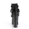 Demonia CHARADE-110 Black Vegan Chunky Platform Boots
