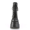 Demonia BEAR-265 Black Vegan Platform Women Boots