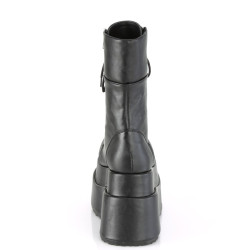 Demonia BEAR-265 Black Vegan Platform Women Boots