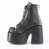Demonia CAMEL-208 Black Vegan Chunky Platform Boots