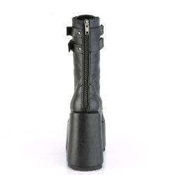 Demonia CAMEL-250 Black Vegan Chunky Platform Boots