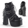 Demonia CHARADE-100 Black Vegan Chunky Platform Boots