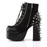 Demonia CHARADE-100 Black Vegan Chunky Platform Boots