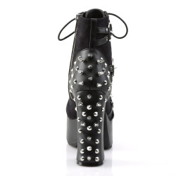 Demonia CHARADE-100 Black Vegan Chunky Platform Boots
