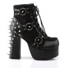 Demonia CHARADE-100 Black Vegan Chunky Platform Boots
