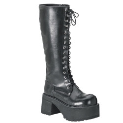 Demonia RANGER-302 Black Vegan Platform Men Boots
