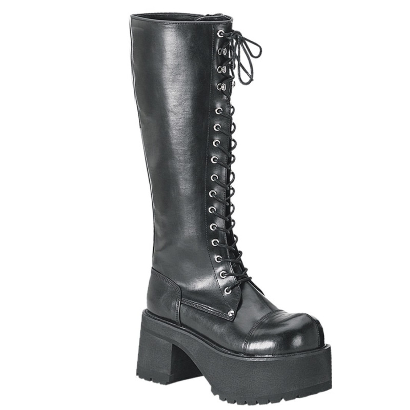 Demonia RANGER-302 Black Vegan Platform Men Boots Demonia RANGER-302 Black Vegan Platform Men Boots