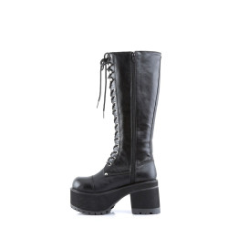 Demonia RANGER-302 Black Vegan Platform Men Boots