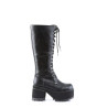 Demonia RANGER-302 Black Vegan Platform Men Boots