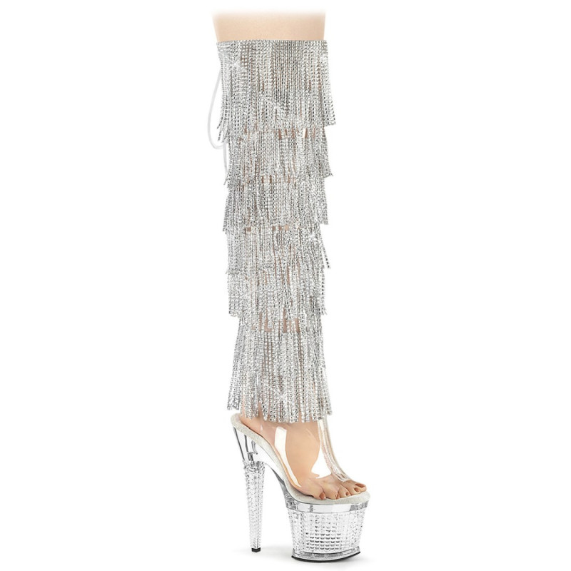 Pleaser SPECTATOR-3019C-RSF Over The Knee Boots Pleaser SPECTATOR-3019C-RSF Over The Knee Boots