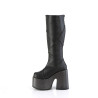Demonia CAMEL-280 Black Vegan Chunky Platform Boots