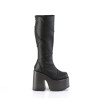 Demonia CAMEL-280 Black Vegan Chunky Platform Boots