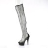 Pleaser DELIGHT-3009 Mesh Stretch Over The Knee Boots