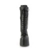 Demonia SWING-150 Black Vegan Platform Knee High Boots