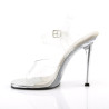 Fabulicious GALA-08 Clear Lucite High Heeled Sandals