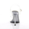 Fabulicious GALA-08 Clear Lucite High Heeled Sandals