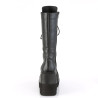 Demonia SHAKER-72 Black Platform Knee High Wedge Boots