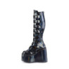 Demonia SWING-815 Black Hologram Platform Knee Boots
