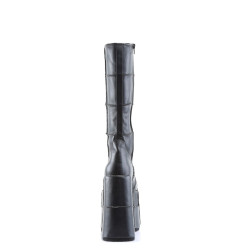 Demonia STACK-301 Black Vegan Cyber Platform Men Boots