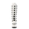 Demonia SWING-815 White Vegan Platform Knee High Boots