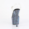 Pleaser BEJEWELED-708MS Black Strass Platform High Heels