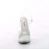 Fabulicious GLORY-508 Clear High Heeled Bridal Sandals