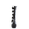 Demonia TRASHVILLE-518 Black Patent Platform Men Boots