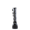 Demonia TRASHVILLE-518 Black Vegan Platform Men Boots