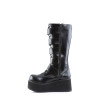 Demonia TRASHVILLE-518 Black Vegan Platform Men Boots