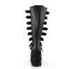 Demonia SWING-815WC Black Vegan Platform Knee Boots