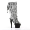 Pleaser ADORE-2024RSF Black Platform Fringe Boots