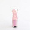 Pleaser BEJEWELED-808RRS Rose Strass High Heels Pole Shoes