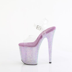 Pleaser BEJEWELED-808RRS Lavender Strass Pole Dance Shoes