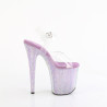 Pleaser BEJEWELED-808RRS Lavender Strass Pole Dance Shoes