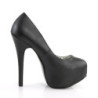 Bordello TEEZE-06 Vegan Platform Burlesque Pumps