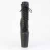 Pleaser BEWITCHED-1020 Black Vegan Leather Ankle Boots