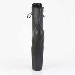 Pleaser BEWITCHED-1020 Black Vegan Leather Ankle Boots