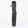 Pleaser BEWITCHED-1020 Black Vegan Leather Ankle Boots