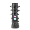 Demonia EMILY-330 Black Platform Buckle Boots Women