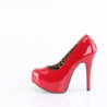Pleaser Pink Label TEEZE-06W Red Patent Pumps Men