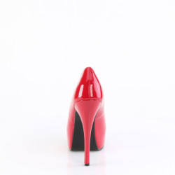 Pleaser Pink Label TEEZE-06W Red Patent Pumps Men