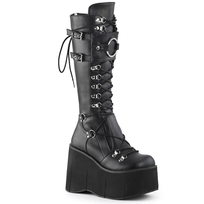 Demonia KERA-200 Black Vegan Platform Shoes Women Demonia KERA-200 Black Vegan Platform Shoes Women
