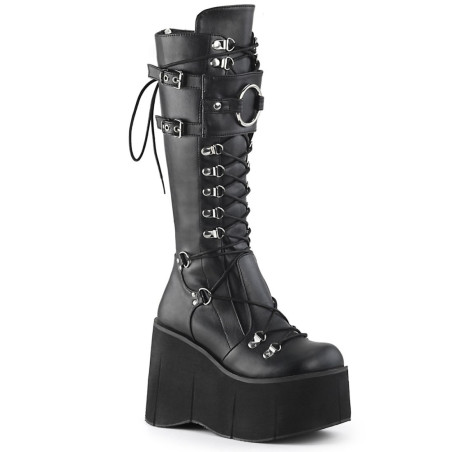 Demonia KERA-200 Black Vegan Platform Shoes Women
