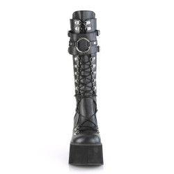 Demonia KERA-200 Black Vegan Platform Shoes Women