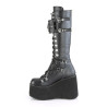 Demonia KERA-200 Black Vegan Platform Shoes Women
