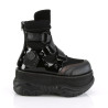 Demonia NEPTUNE-126 Black Vegan Platform Men Boots