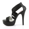 Pleaser Pink Label TEEZE-47W Elasticated Band Heels Men